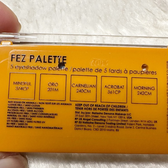 NIB Natasha Denona Fez Eyeshadow Palette 5 Shades Desert Browns & Blues - Picture 6 of 11